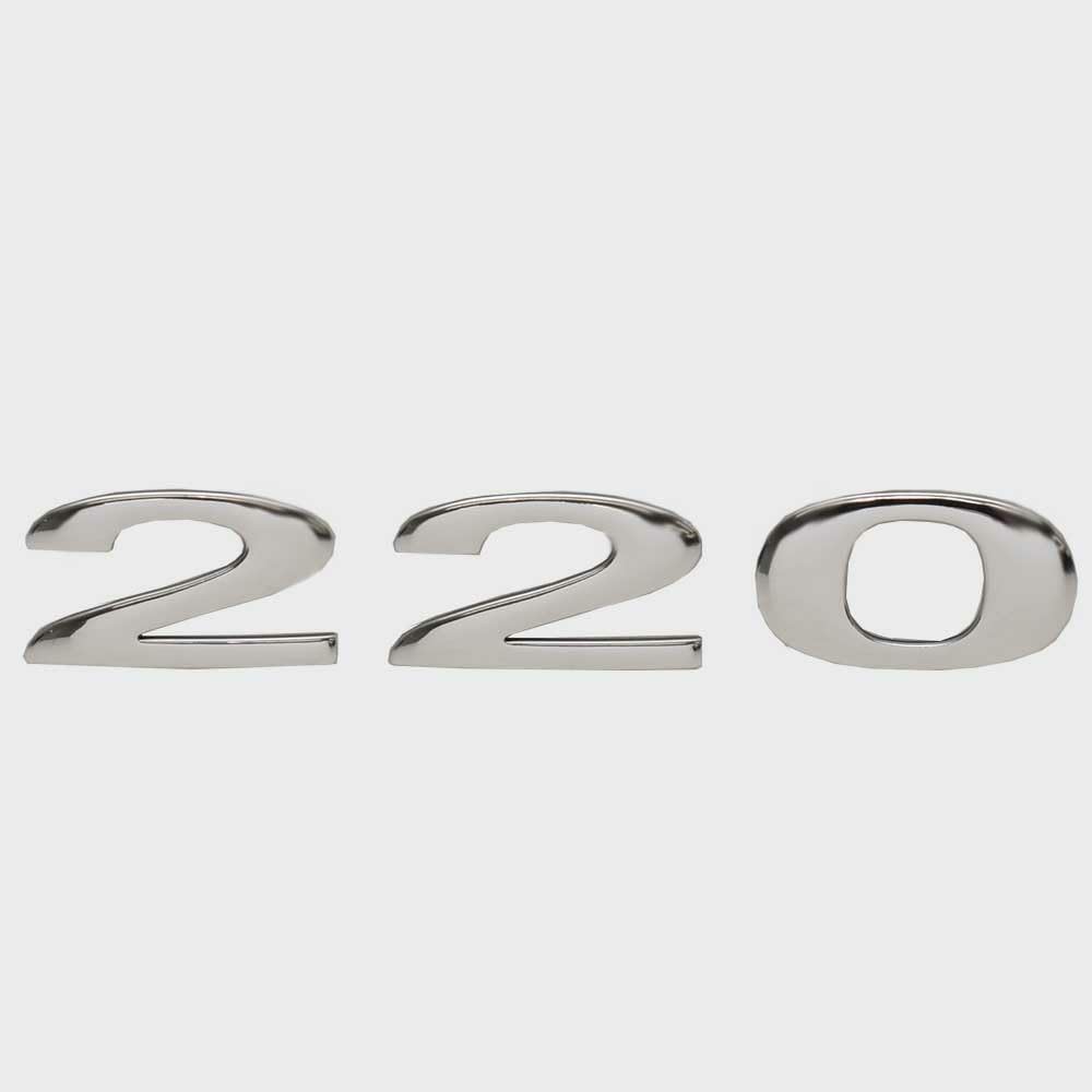 Amazon.com: Cobalt Boat Raised Emblem Decal 493180 | 220 Silver